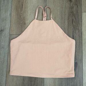 Abercrombie & Fitch Soft Pink Halter Top